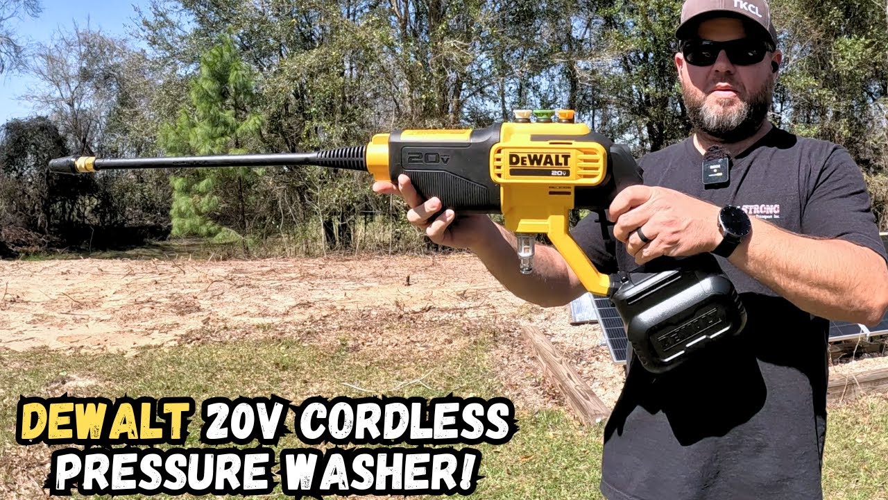 Беспроводная мойка высокого давления DEWALT 20 В DCPW550