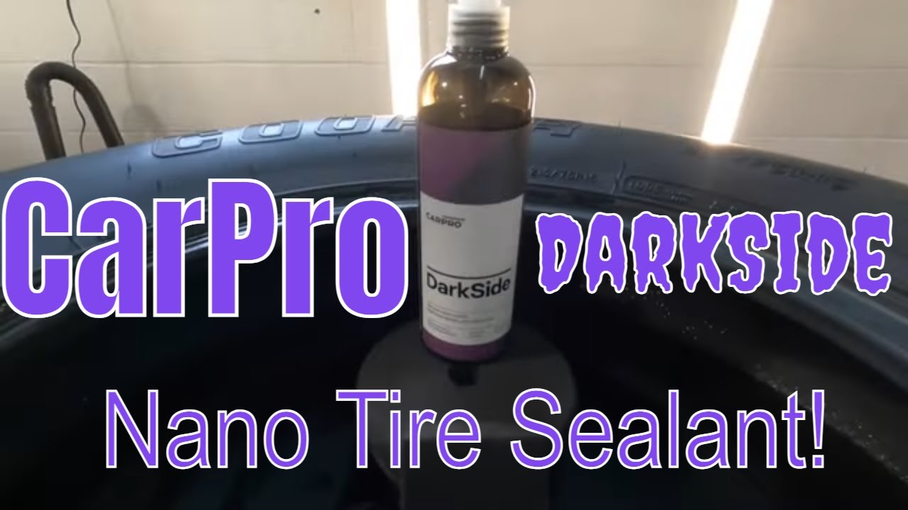 Наногерметик для шин и резины CarPro DarkSide! Гидрофобный, с атласно-чёрным блеском!