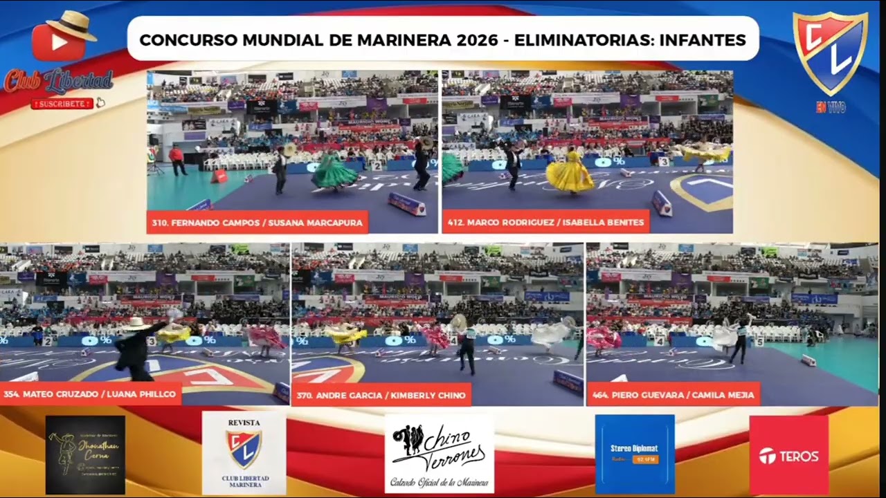 66°Concurso Nacional y Mundial de Marinera Eliminatorias Infante Susana y Fernando - Lima 2026