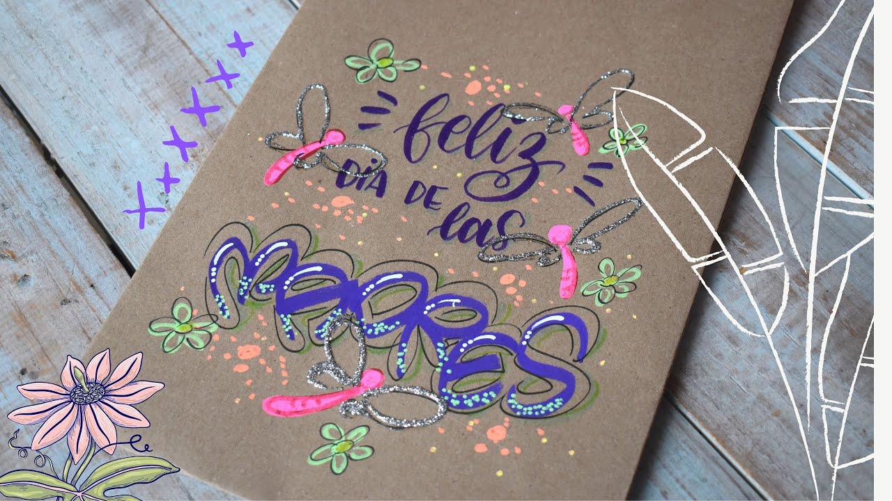 Cómo hacer una bolsa de regalo en papel kraft y marcarla- ESPECIAL DIA DE LA MADRE