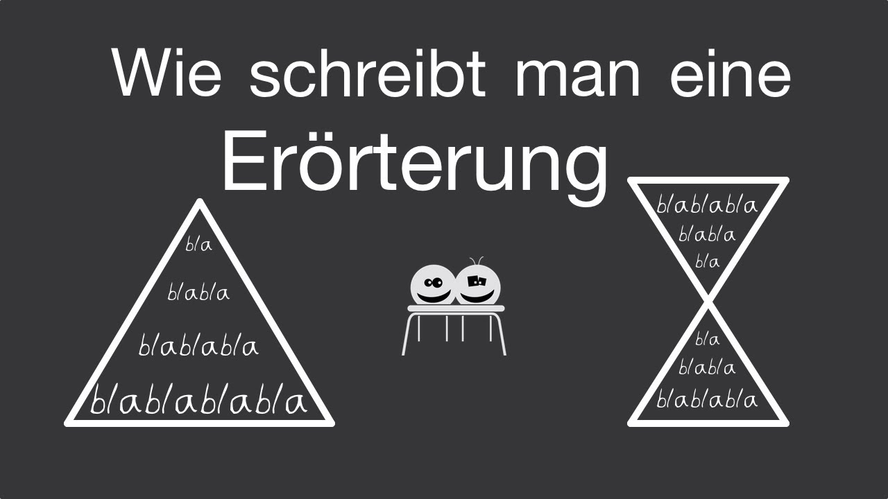Wie schreibt man eine Erörterung?