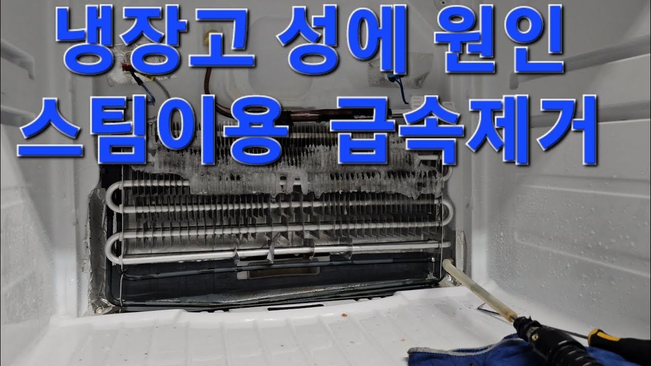 냉장실 약화로 점검:냉동실 성에 원인.순화구막힘.스팀기로  급속제거/LG A/S