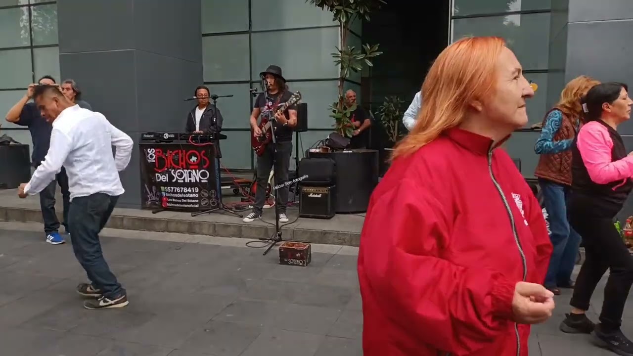 Take on me, A-ha, Los bichos de la azotea (cover) México, Centro histórico 2023