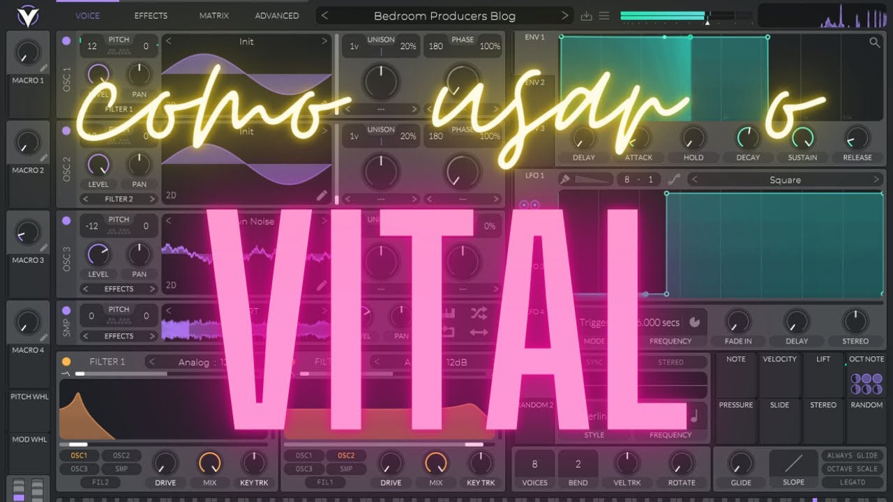 Como usar o Vital? Tutorial em português do Plugin/VST Grátis que revolucionou o mercado