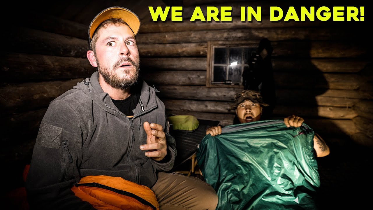 (WE  ARE IN DANGER!) I WAS TRAPPED INSIDE HAUNTED CABIN IN THE WOODS WHILE CAMPING IN A GHOST TOWN
