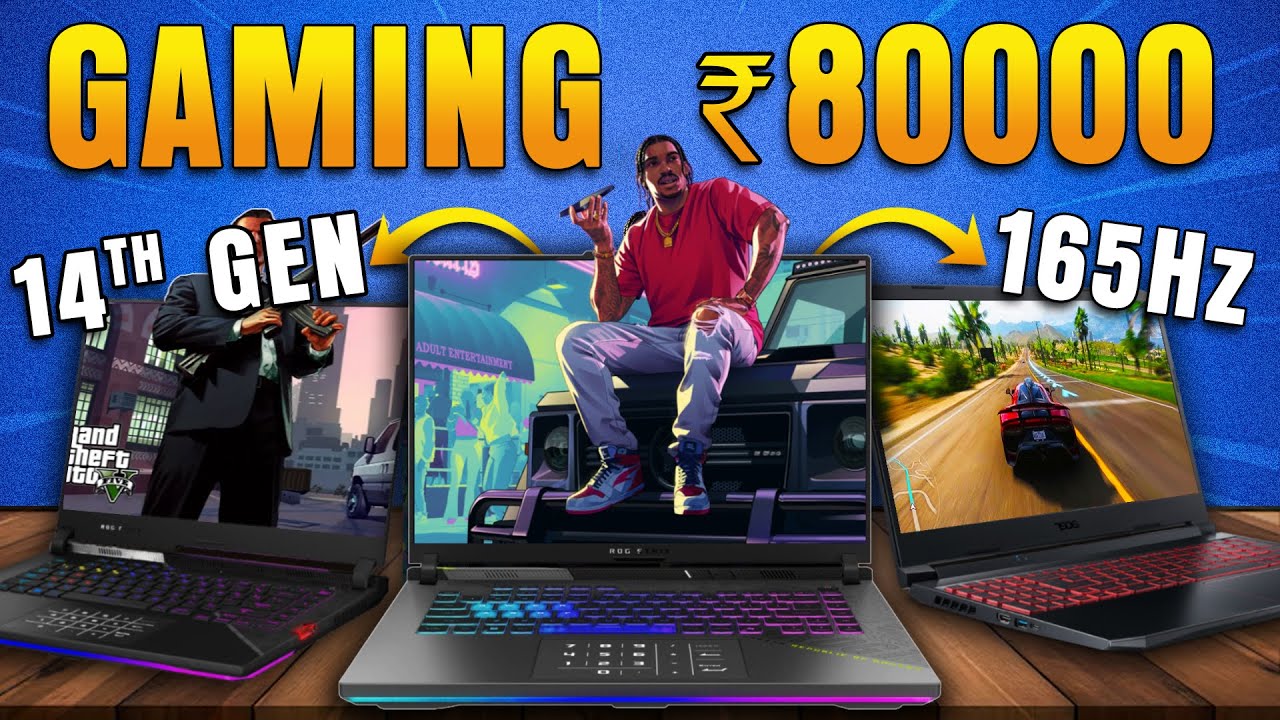 🔥RTX 4050🔥Top 5 Best Gaming Laptops Under ₹80000 in 2025💥Best Gaming Laptop Under 80000