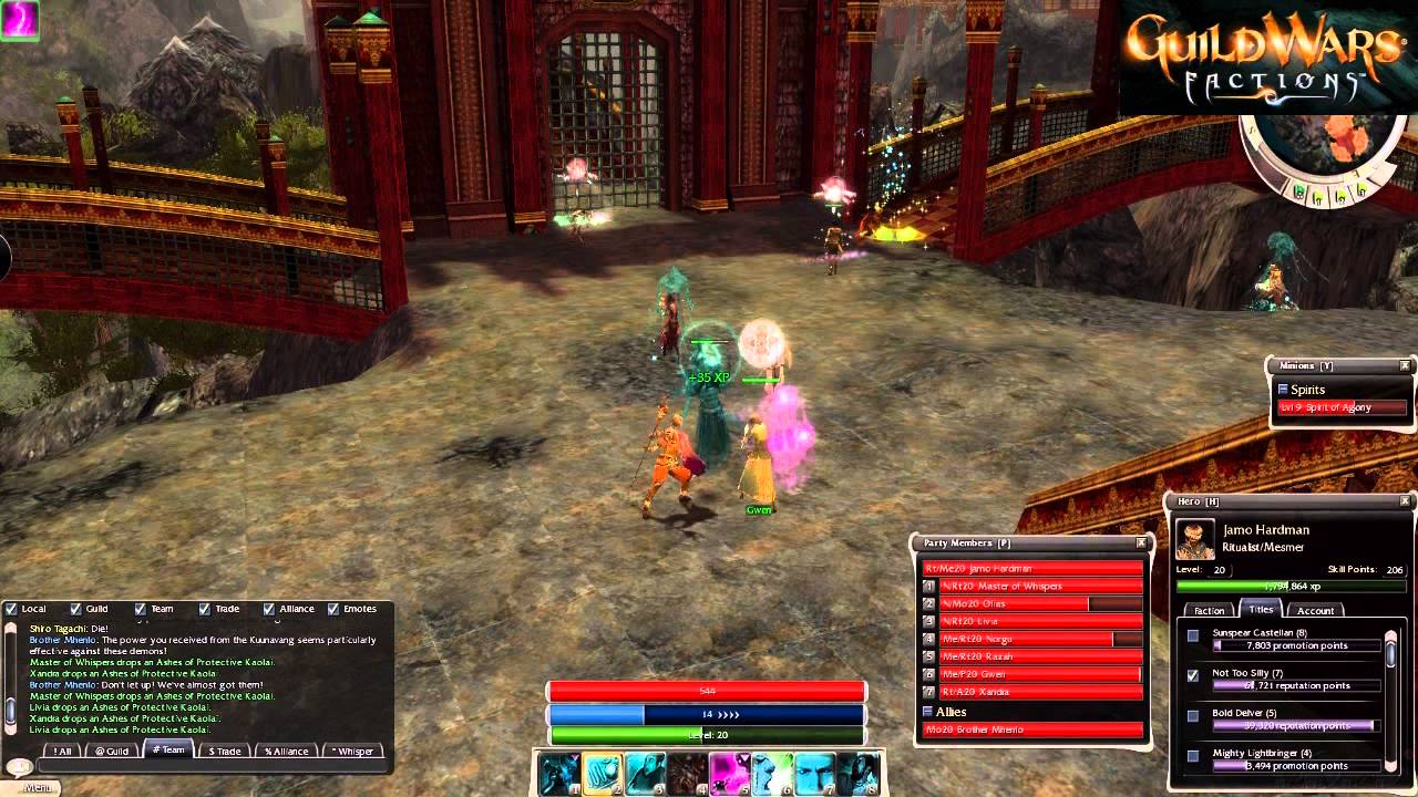 Guild Wars Hall of monuments 1st 8 points walk through