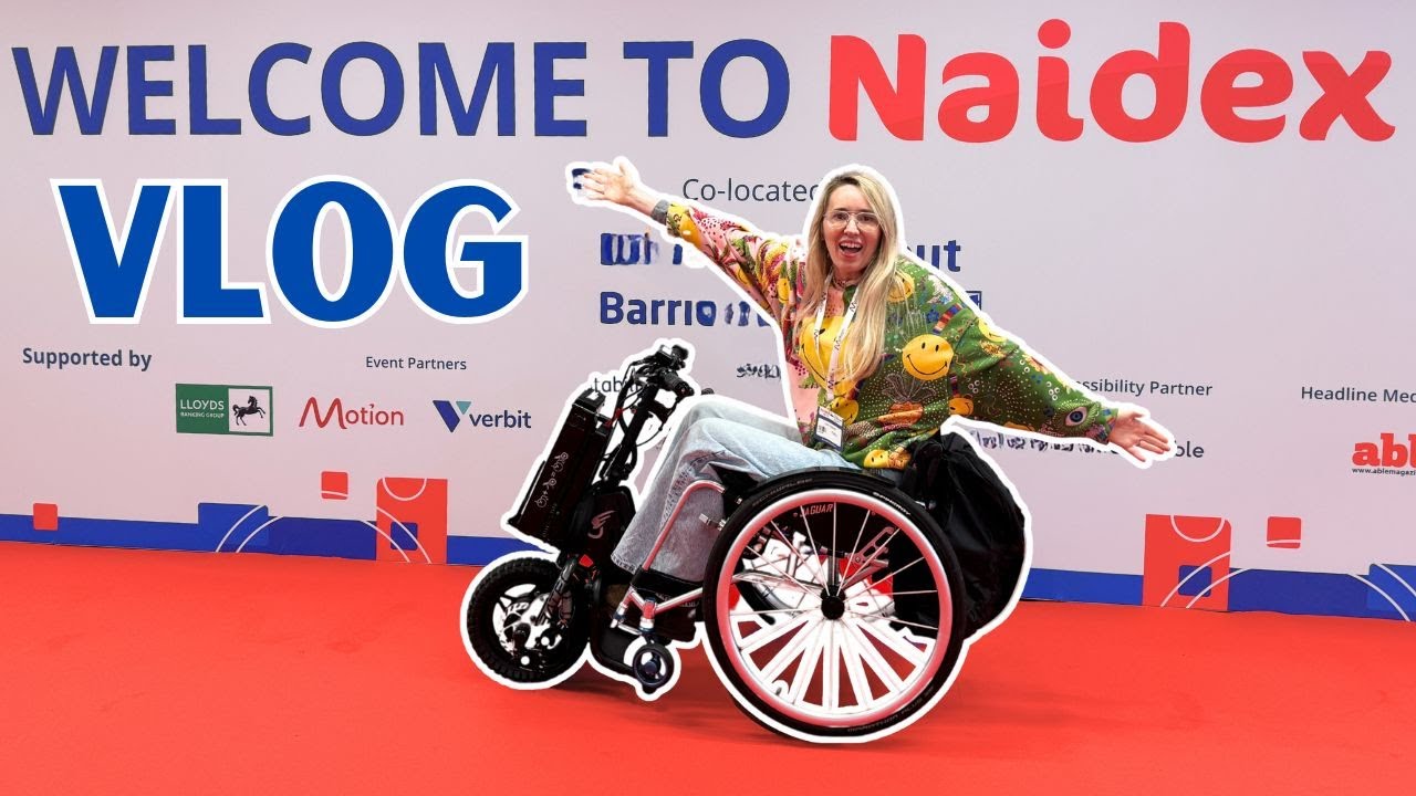 ♿️ NAIDEX VLOG: Disability products. Kitchen gadgets, friendly shoes & all terrain wheelchair 😱