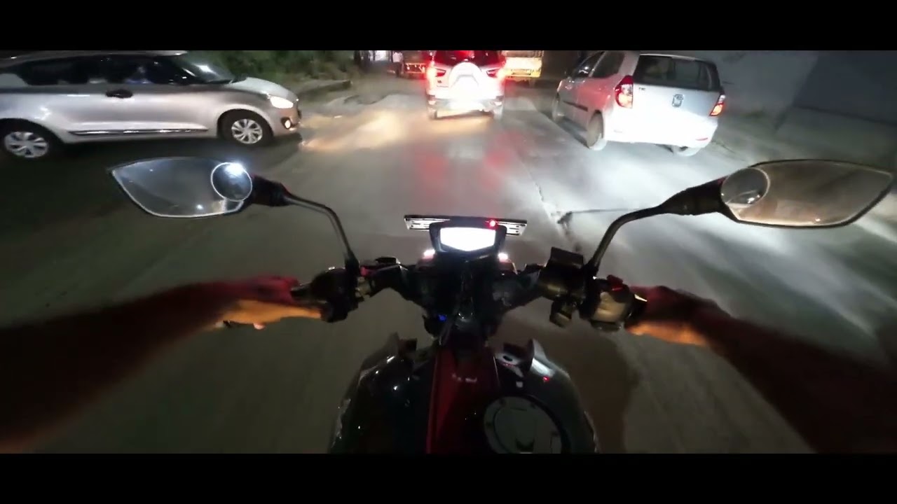 Evening Rush Hour on Two Wheels | Pure Motorcycle Sounds ASMR | RTR 200 4v