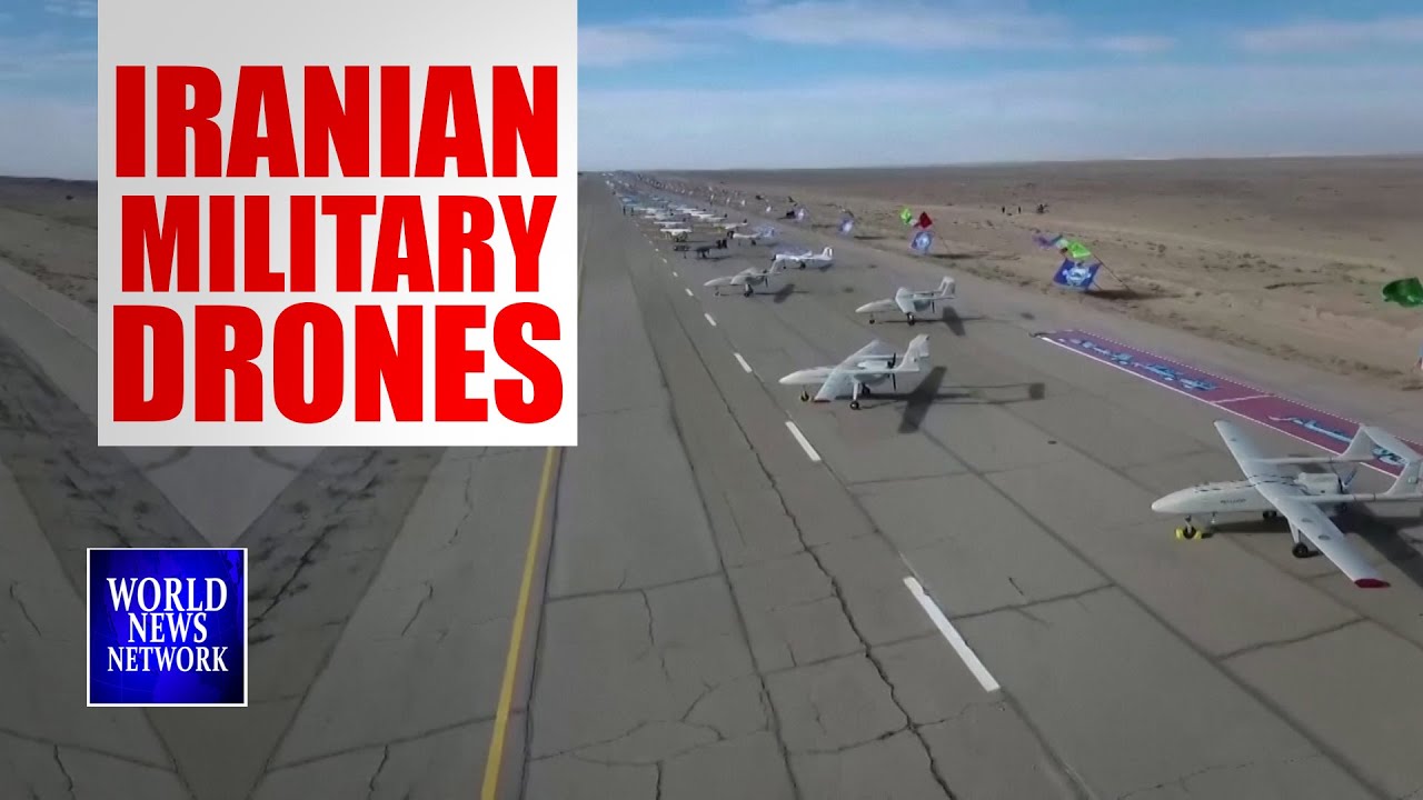 Iran displays drones for combat exercise drills