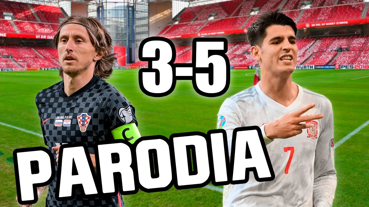 Canción España vs Croacia 5-3 Euro 2021 (Parodia Miénteme - TINI, Maria Becerra)