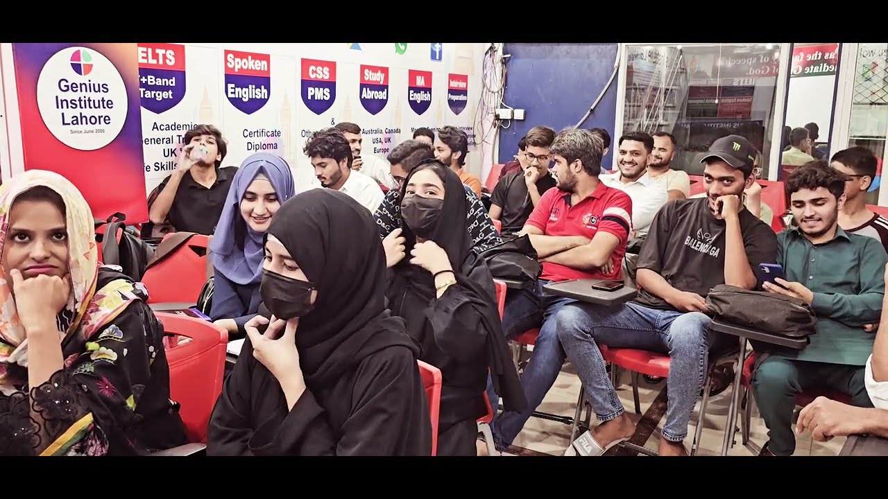 English Conversation @ Genius Institute Lahore | Best IELTS, PTE, Spoken English  and Study Abroad