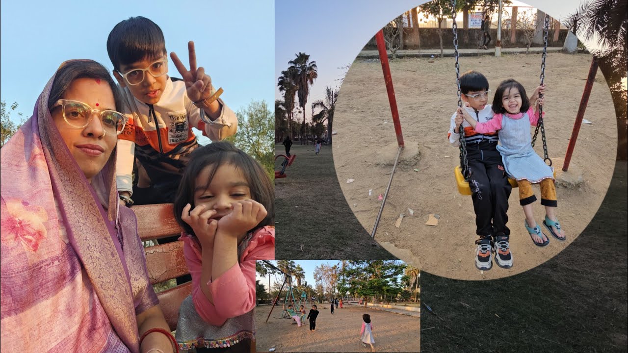 35 vlog 👉 “Sunday park gaye… aur bachhe ne macha diya hungama 😂 #vlogger #daillyvlogger #funny #park