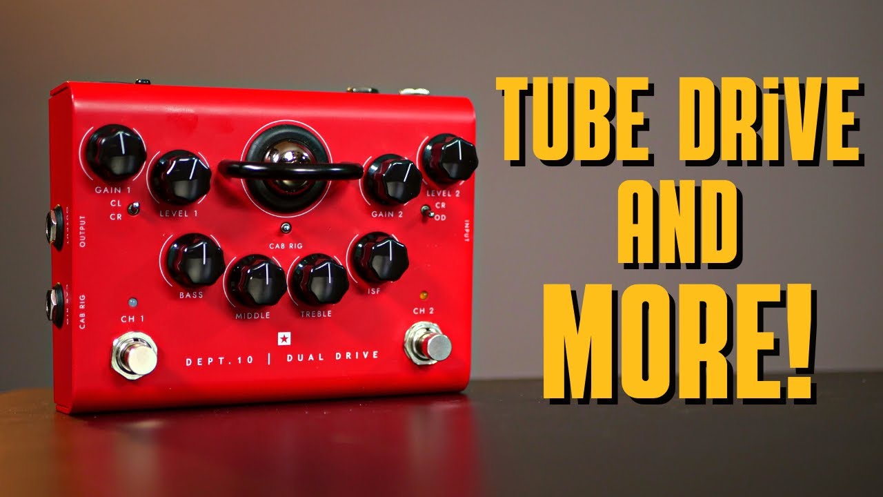 Nowoczesny przedwzmacniacz lampowy - Blackstar Dept. 10 Dual Drive - Pedal Demo