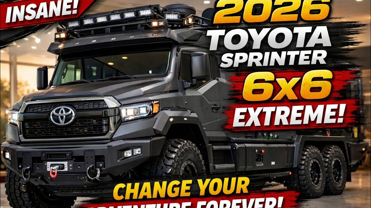 The 2026 Toyota Sprinter 6x6 Extreme Will Change How You Adventure Forever 