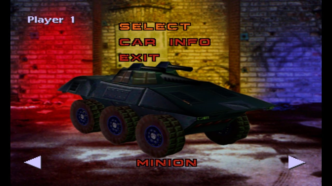 Twisted Metal 1 Minion Tournament Playthrough