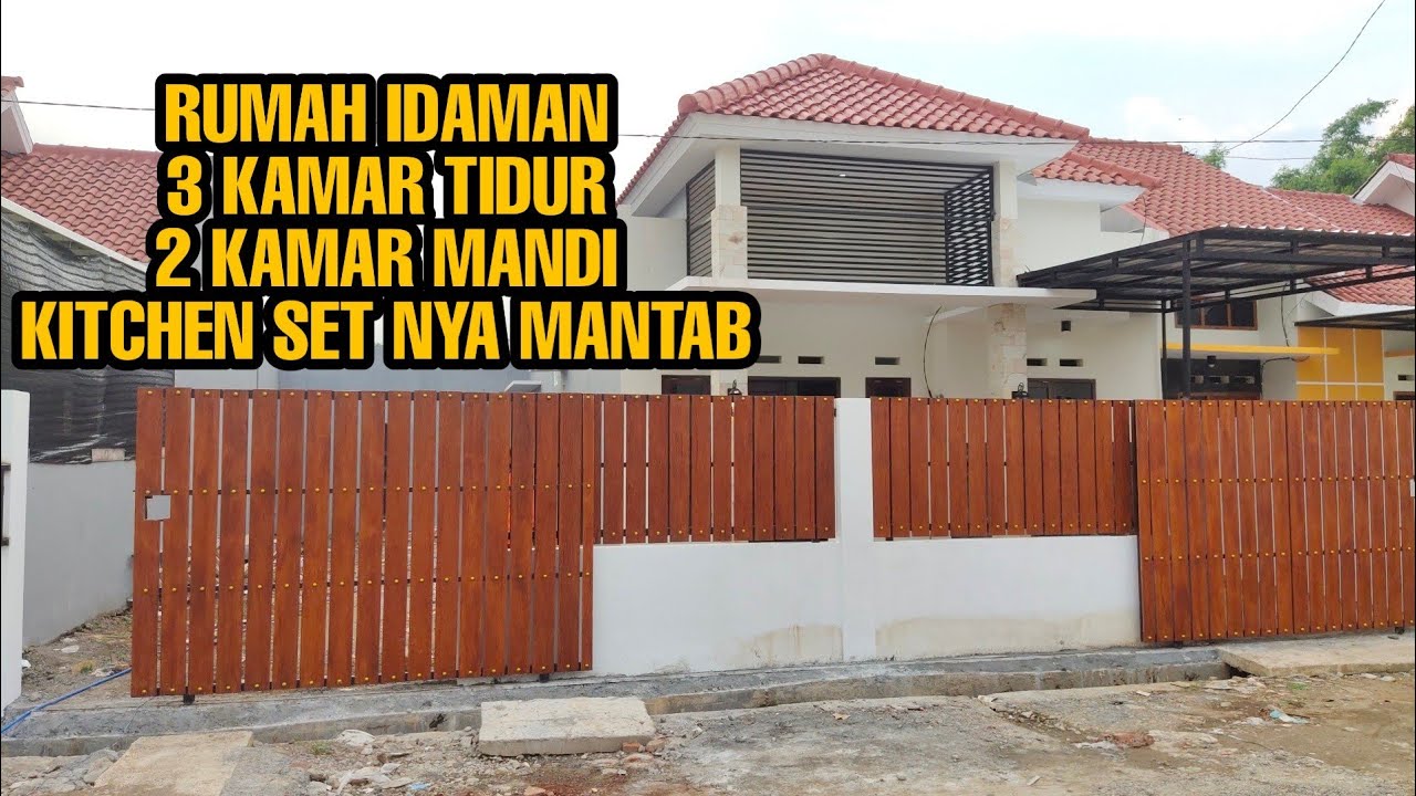 Rumah Idaman, 3 Kamar Tidur 2 Kamar Mandi. Sudah ada Kitchen Set
