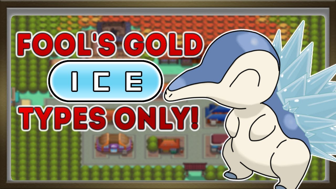 Can you beat Pokémon FOOL'S GOLD using only ICE types?! (regional forms rom hack!)
