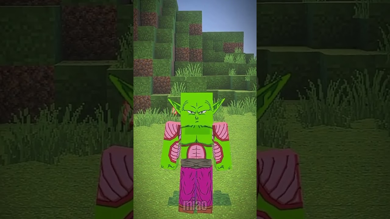 piccolo virando piccolo orange #dragoball #minecraft #dbheros