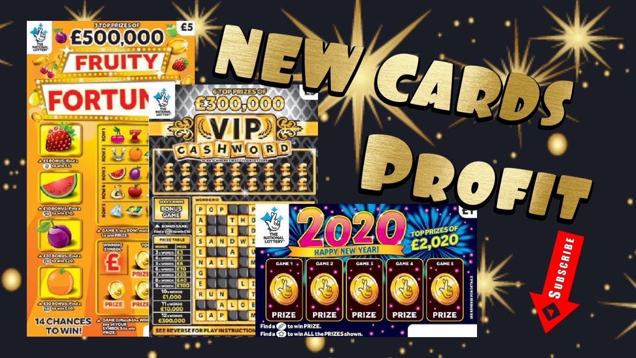 💥 NEW &pound;1 2020 Scratch Cards Fruity Fortune Vip Cash word WIN PROFIT 💥