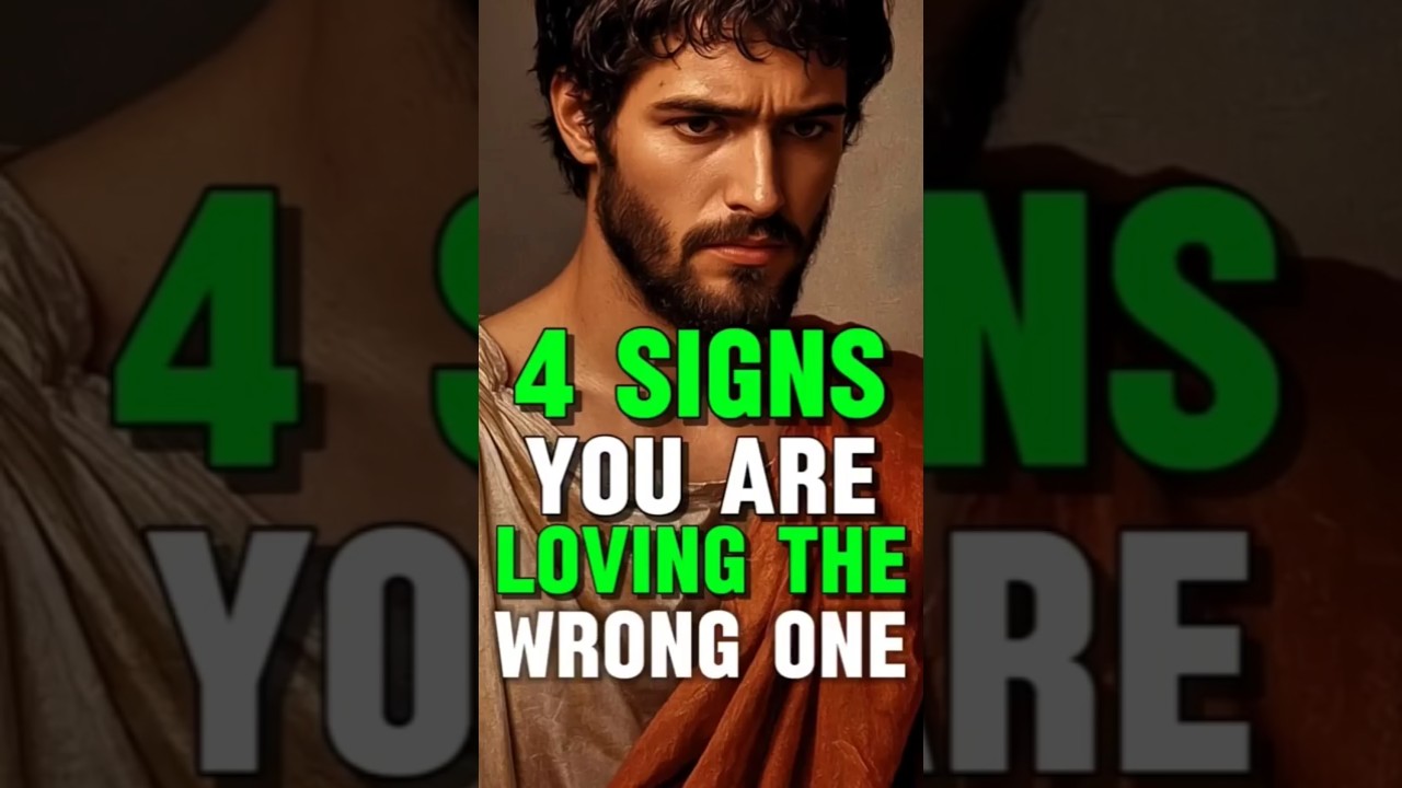 4 Signs You&rsquo;re In Love With the Wrong Person | Stoic Life Lessons   #stoicism