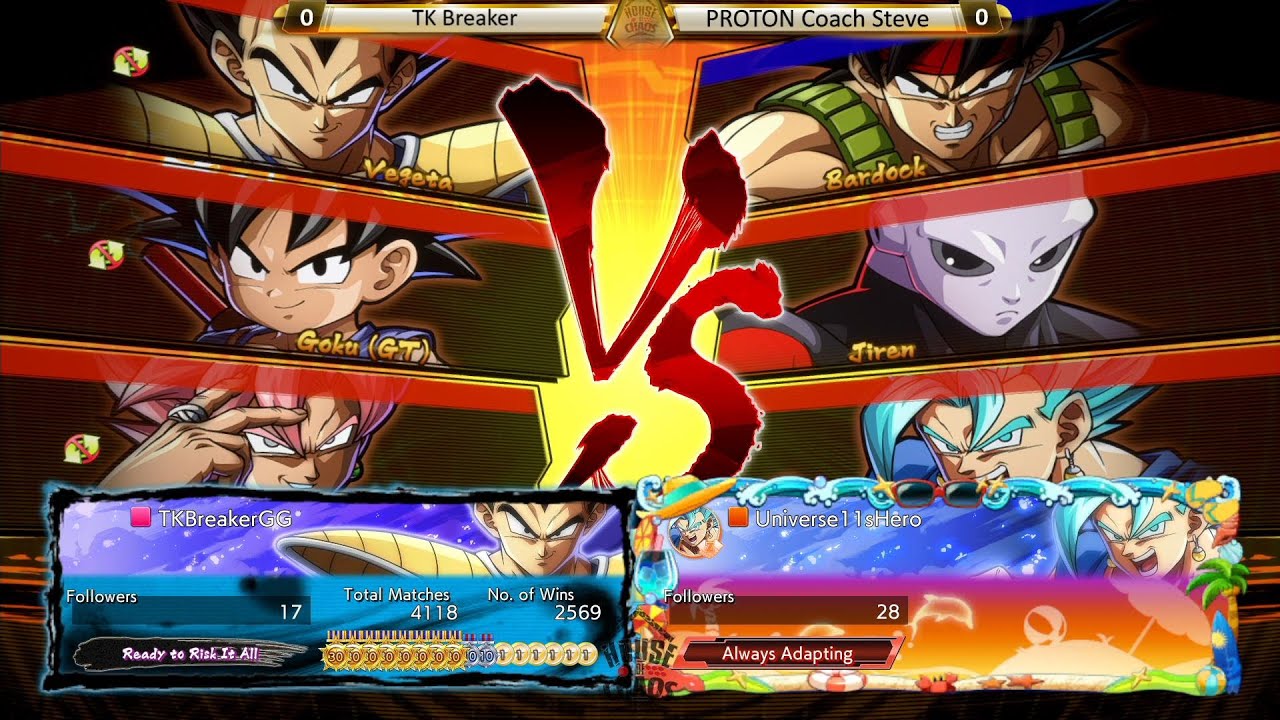 DBFZ - COM8 - TK Breaker vs PROTON Coach Steve