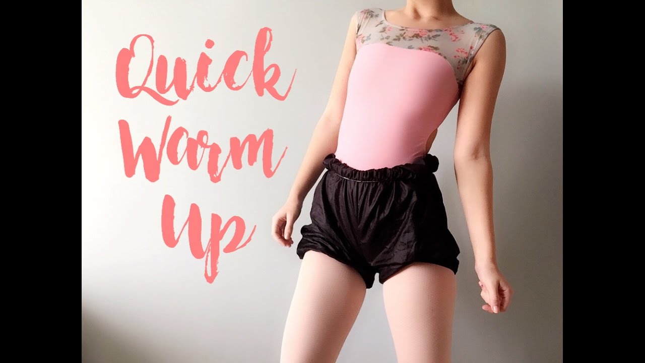 Quick 5 Minute Warm Up!! (for ballet class or really whenever..!) | Audrey Ann