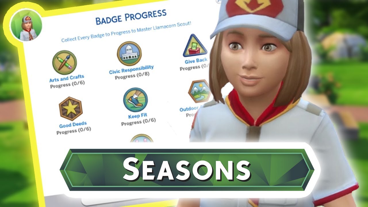 BOY & GIRL SCOUTS Gameplay | The Sims 4: SEASONS (How To)