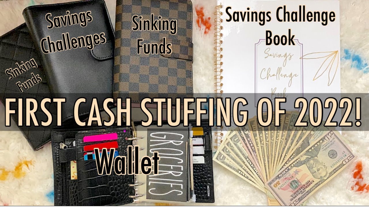 ✨ MY FIRST CASH STUFFING OF 2022 ✨| SINKING FUNDS STUFFING| SAVINGS CHALLENGES| TAYLORBUDGETS