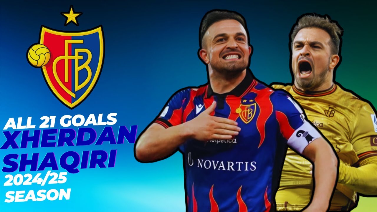 All 21 Goals ● Xherdan Shaqiri ● FC Basel ● 2024/25 ● @FC Basel 1893