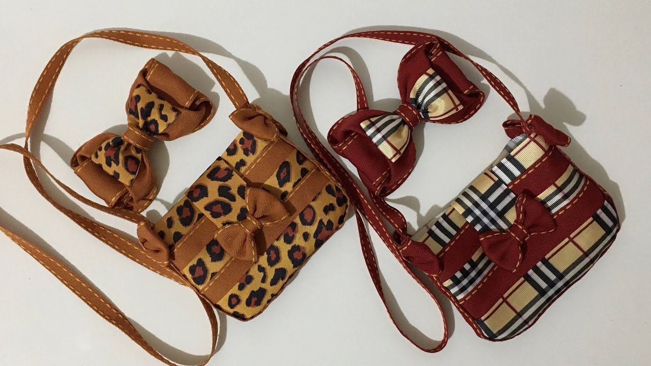BOLSA SILA/COSTURA À MÃO/FEITA COM FITAS/TENDÊNCIA DO MOMENTO 🎀By Marina Mello