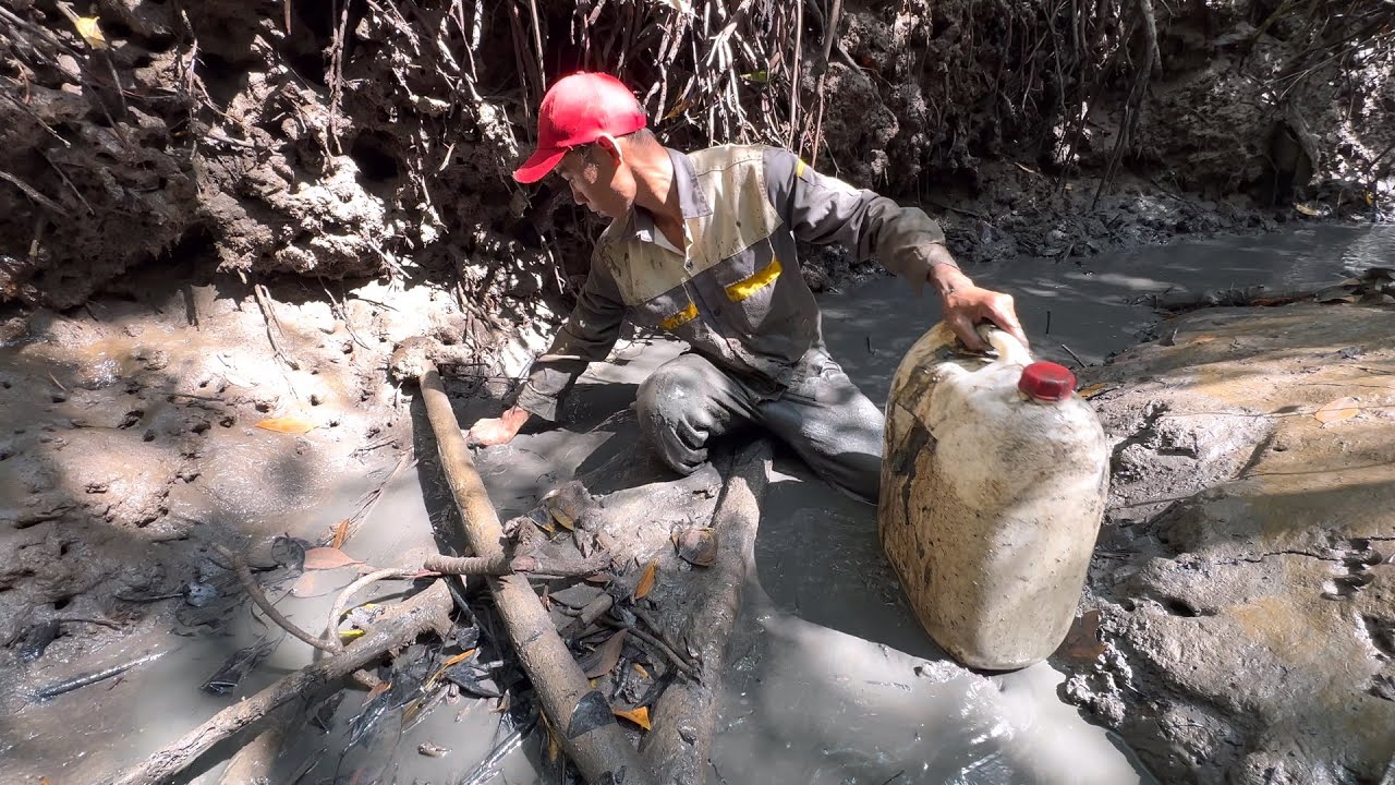 Đắp Ngọn Tôm Cá Nhảy Lia Chia Hai Vợ Chồng Mãi Mê Bắt Chậm Chút Nữa Hết Đường Về