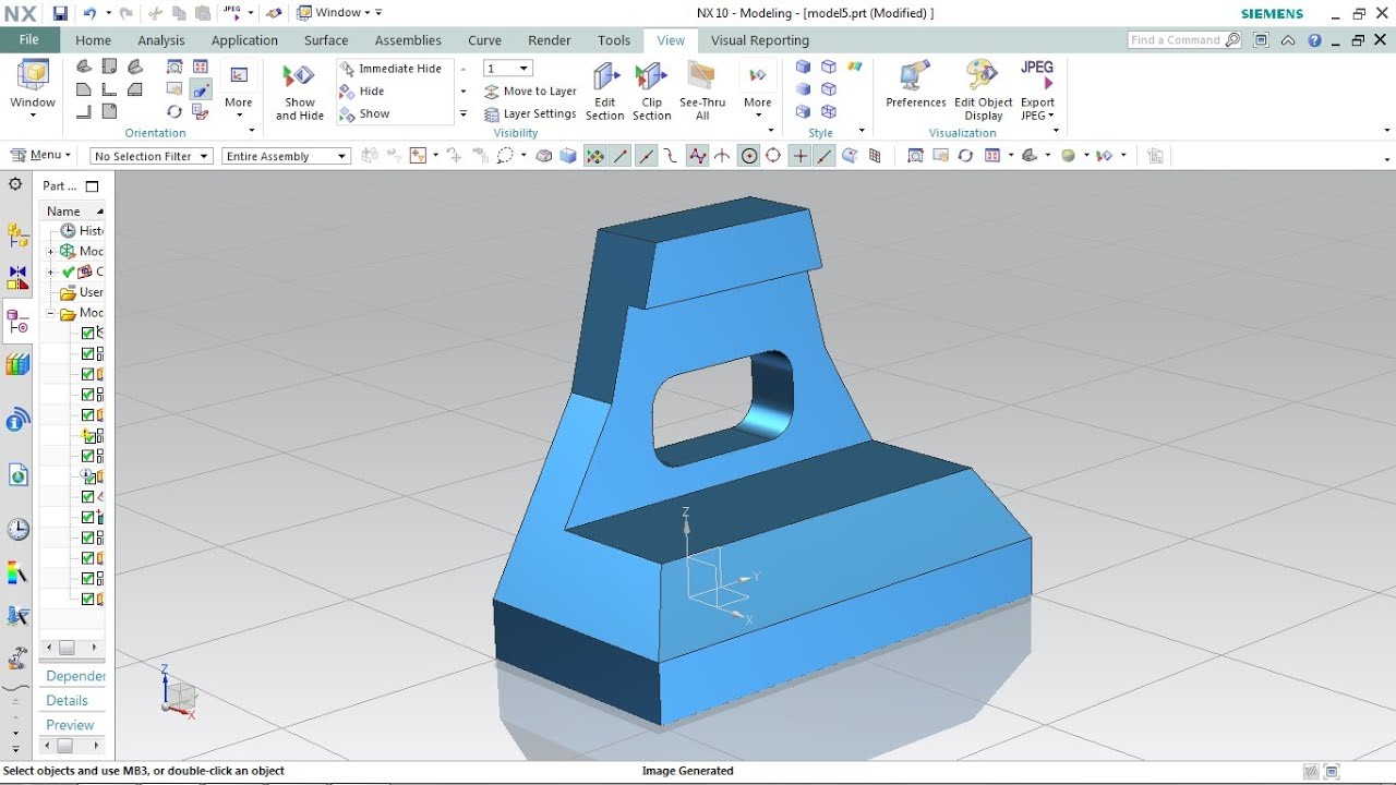 NX CAD # tutorial 7.5 # Advanced Tutorial #Solid Modeling