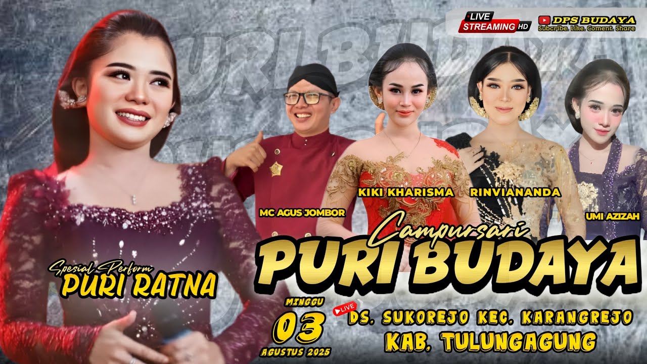 #live CAMPURSARI PURI BUDAYA || BT PURI RATNA || DiSUKODONO KARANGREJO TULUNGAGUNG