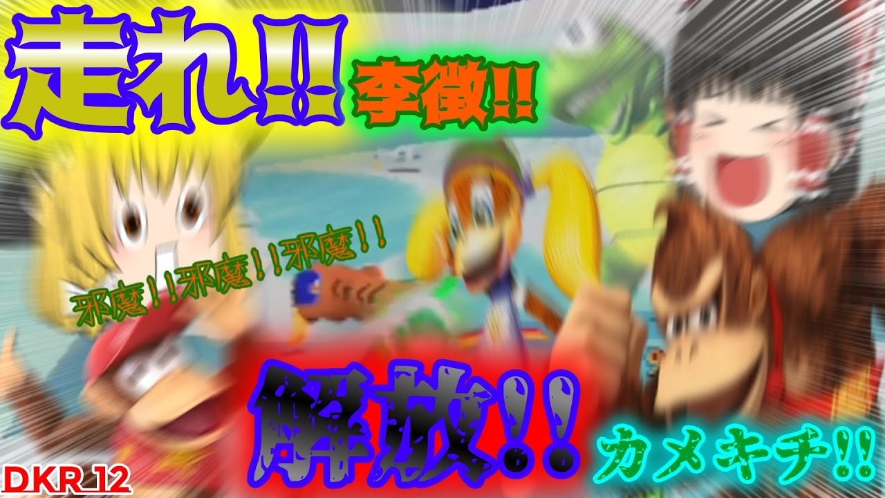 【ゆっくり実況】走れ!!叫べ!!踊れ!! ティンバー&ティップタップ、T.T.コンビ!! DKR12 【ディディーコングレーシング】
