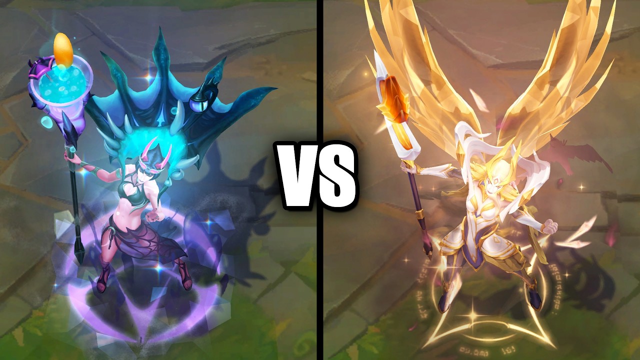 Prestige Sinful Shores LeBlanc vs Prestige Coven LeBlanc Skins Comparison (League of Legends)