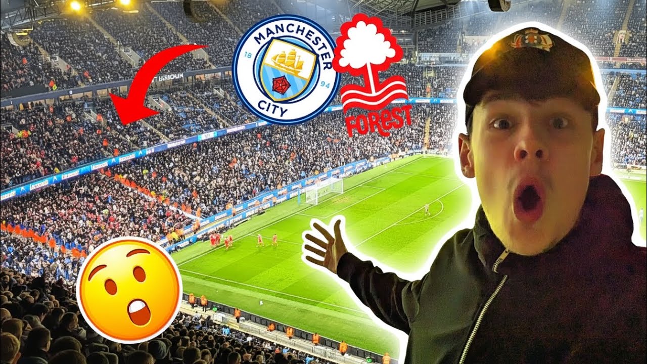 GIBBS-WHITE AND ANDERSON STUN THE ETIHAD AS AWAY END GOES MENTAL | Man City vs Nottingham Forest