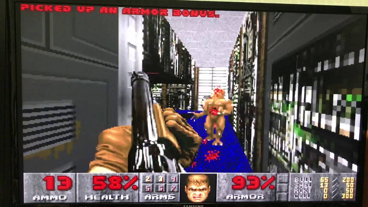 Doom benchmark - Intel 486DX2 66MHz + Tseng ET4000/W32P VLB 1MB