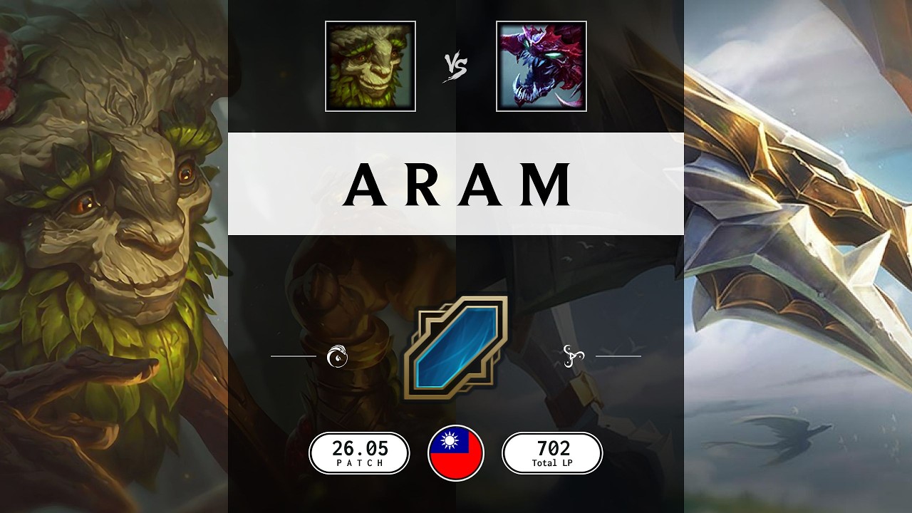 ARAM Match: Ivern vs Cho'Gath - TW server Patch 26.05