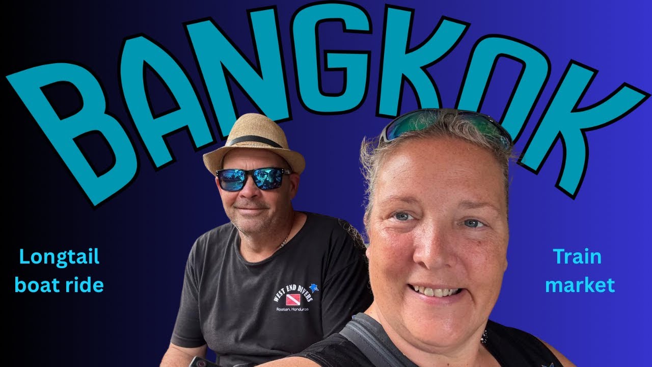 Thailand,Bangkok.Train market, and  river long tail boat cruise.@RustiAnchorBosun1