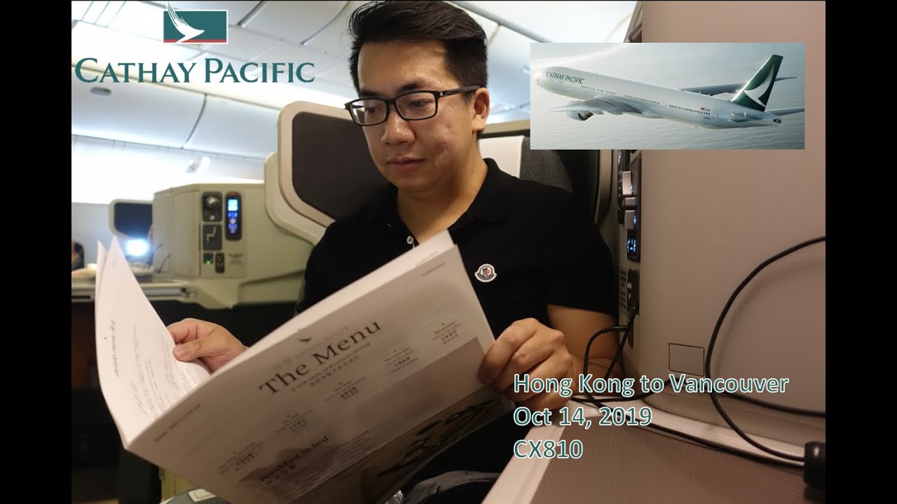 Trip Report | Hong Kong to Vancouver | HKG to YVR | CX810 on Cathay Pacific | Business | 777-300ER