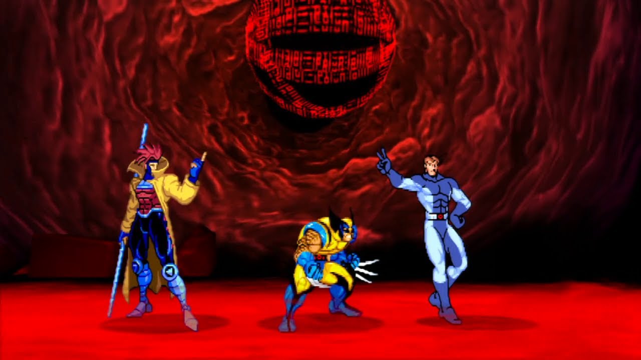 Marvel VS Capcom 2 - Gambit/Wolverine/Iceman - Expert Difficulty Playthrough