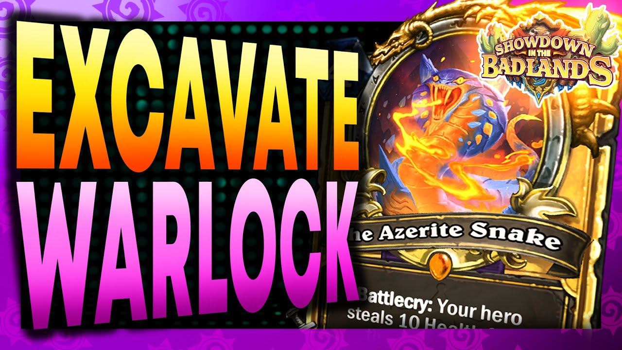 Snake Warlock Stream - Badlands - Hearthstone