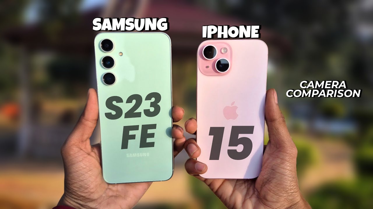 iPhone 15 Vs Samsung S23 FE Camera Comparison ⚡