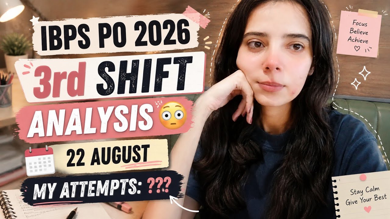 IBPS PO EXAM DONE ✅ || MY ATTEMPTS ?? || 3rd shift hard ??🥲 || #ibps #ibpspo #examanalysis