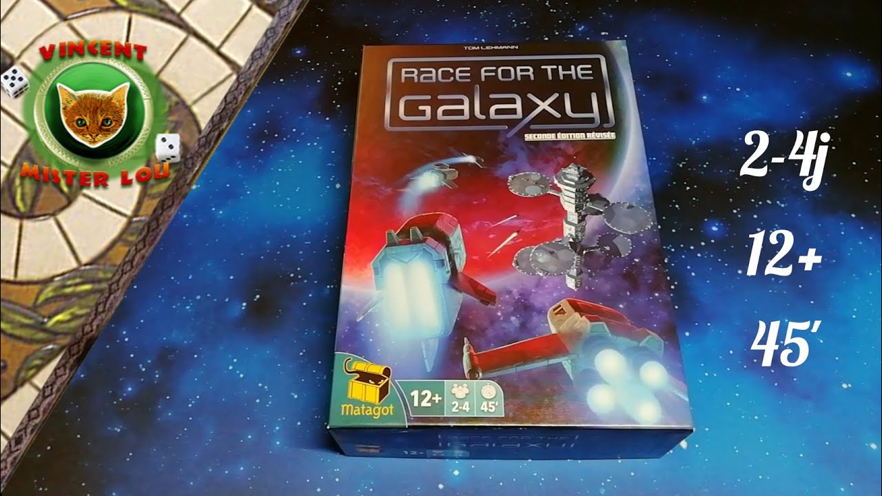 Une partie de Race for the Galaxy (2 joueurs)