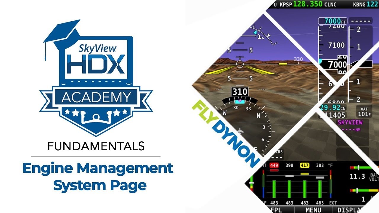 Engine Management System Page | SkyView HDX Academy