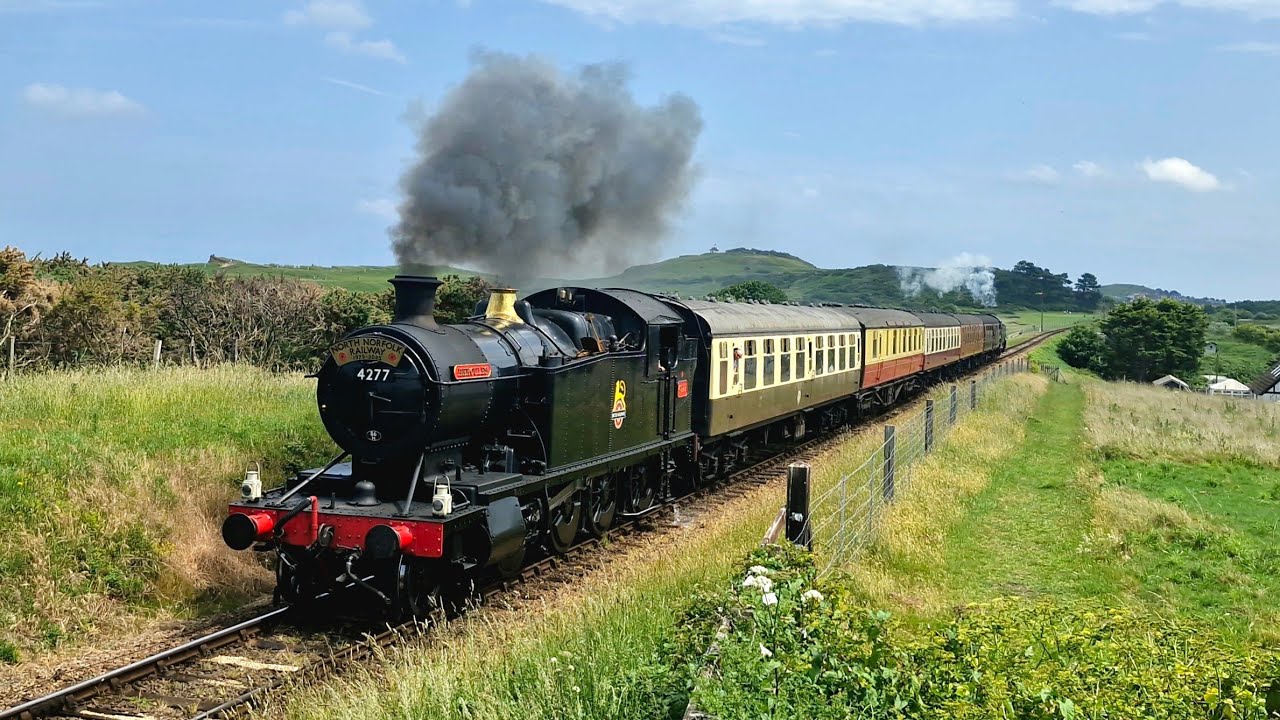 4277 Hercules (2 Toot) - 4MT 80080 Chuff Towards Golf Course West LC (14/06/2025)