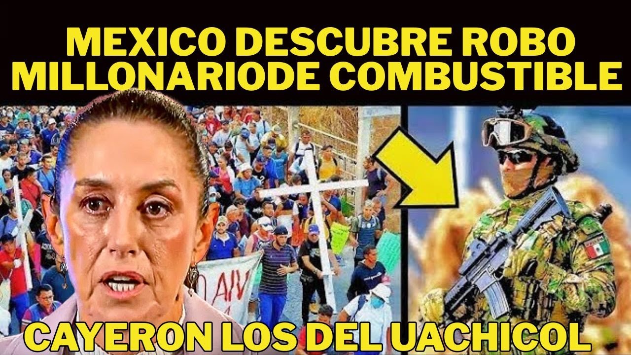 MÉXICO ATRAPA 4MIENBROS DE LA MARINA ROBANDO GASOLINA! CLAUDIA SHEINBAUM…