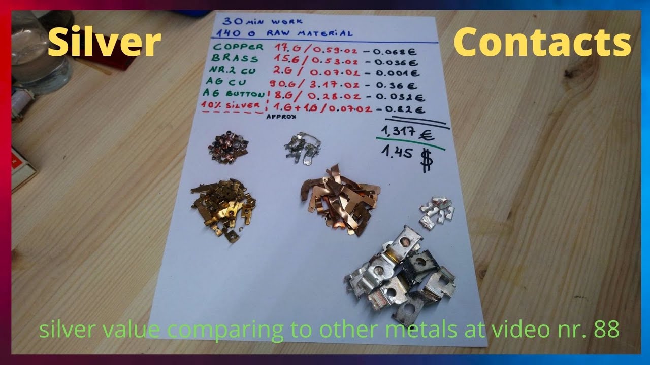 Silver Contacts from Different Circuit Breakers. Is it Worth Your Time? ( 29 )
